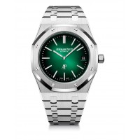 Audemars Piguet Royal Oak Jumbo Super Clone Watch Green Dial Ref. 15202PT.OO.1240PT.01