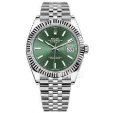 Rolex Datejust 41 Green Super Clone Watch India| Ref.M126334-0028 ETA 1:1 