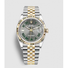 Rolex Datejust Wimbledon Swiss ETA Watch |1:1 Super Cloned 3235 Movement Ref 126233