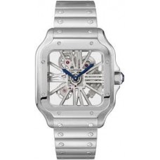 Cartier Santos De Skeleton Super Clone Watch India Ref. CRWHSA0007