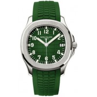 Patek Philippe "Aquanaut Jumbo" Super Clone Watch |Ref 5168G-010 Khaki Green Rubber Strap