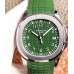 Patek Philippe "Aquanaut Jumbo" Super Clone Watch |Ref 5168G-010 Khaki Green Rubber Strap