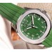 Patek Philippe "Aquanaut Jumbo" Super Clone Watch |Ref 5168G-010 Khaki Green Rubber Strap