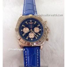 Breitling Chronomat 41 Chronograph Chronometer Blue Dial Watch