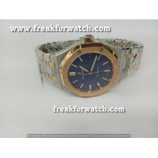 Audemars Piguet Royal Oak Swiss ETA Automatic Dual Tone Blue Dial Watch