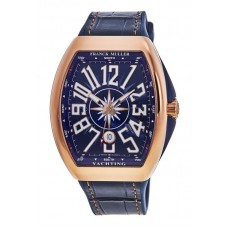 Franck Muller Super Clone Watch Vanguard Yachting Rose Gold Ref.V 45 SC DT 5N BL YACHT