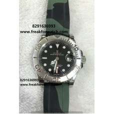 Rolex Yatch Master Rhodium Camouflage First Copy Watch