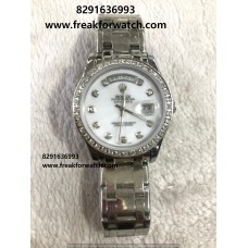 Rolex Day Date Mother Of Pearl Automatic Watch